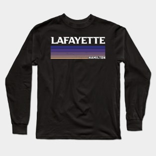 Retro Lafayette Hamilton Long Sleeve T-Shirt